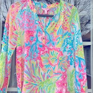 Lilly Pulitzer Elsa Silk Top